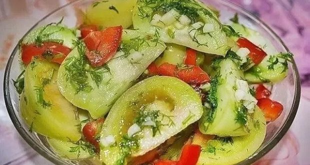 Мариновани зелени домати. Толкова са вкусни и лесни за приготвяне
