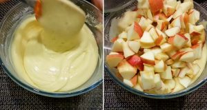 Най-лесната рецепта за ябълков пай. Режеш заливаш и печеш а после сладичко ядеш